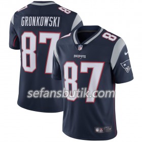 New England Patriots Tröjor Rob Gronkowski 87 Nike Navy - Herr